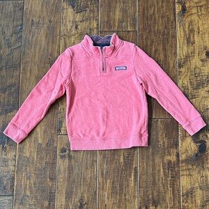 Vineyard Vines Kids Salmon Shep Shirt 1/4 Zip
